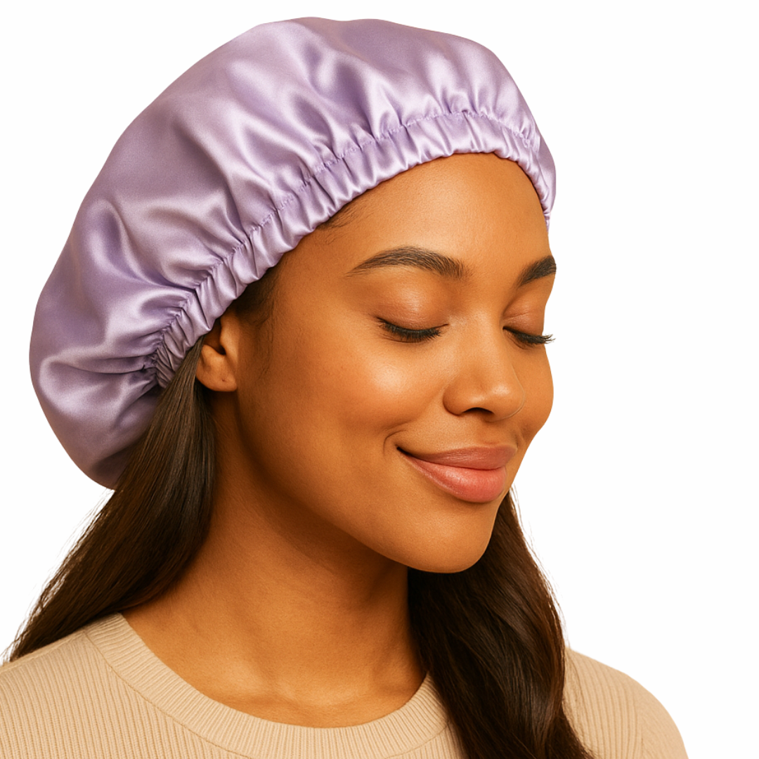 أضيفي الغطاء الحريري الآن واحفظي جمال شعرك كل ليلة 🌸